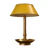 Directoire style brass lamp with fine gold finish and … - Moinat - Table lamps
