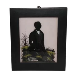 正确的绅士形象的切菜板