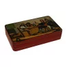 Прямоугольная коробка из окрашенного металла с верхом, украшенным… - Moinat - Коробки