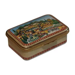 Small Neo-Renaissance style porcelain box “La …