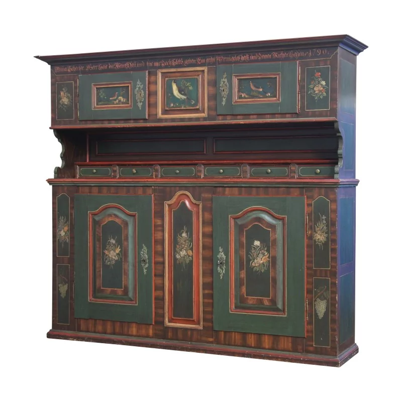 Grand buffet vaisselier, 2 corps, en bois peint, collection … - Moinat - Etagères, Bibliothèques, Vitrines Grand buffet vaisselier, 2 corps, en bois peint, collection … - Moinat - Etagères, Bibliothèques, Vitrines
