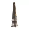 Transparent glass obelisk. 20th century - Moinat - Decorating accessories
