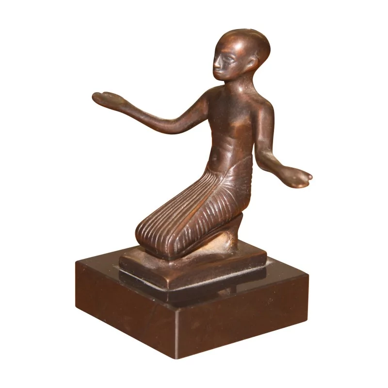 Statuette “Prêtre de l'Égypte antique en position de prière”, … - Moinat - Accessoires de décoration Statuette “Prêtre de l'Égypte antique en position de prière”, … - Moinat - Accessoires de décoration