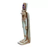 bemalte Porzellanstatuette „Horus Ägyptischer Gott“ 20. … - Moinat - Dekorationszubehör