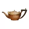 800 银质木柄茶壶。瑞士，十九世纪 - Moinat - 银
