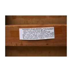 幅油画，布面油画“Marine”，署名并注明日期如下……