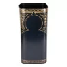 Umbrella stand in sheet metal painted midnight blue and gilded decoration. - Moinat - Clothes racks, Closets, Umbrellas stands