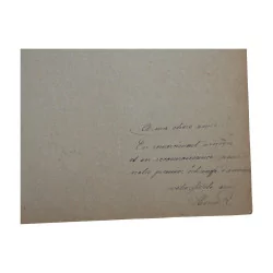 Tableau dessin sur carton “Souvenir Pâques 1904”, de Henri …