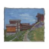 Oil painting on canvas “Forclaz, Val d’Herens in Valais”, … - Moinat - Ruegger