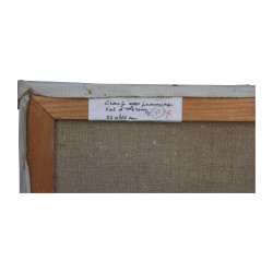 Ölgemälde auf Leinwand „Scheune mit Charakter, Val …