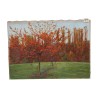 Tableau huile sur toile “Arbres en automne”, de Henri RUEGGER … - Moinat - Tableaux - Paysage