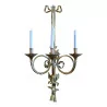 Pair of “Hunting horn” wall lights. - Moinat - Wall lights, Sconces