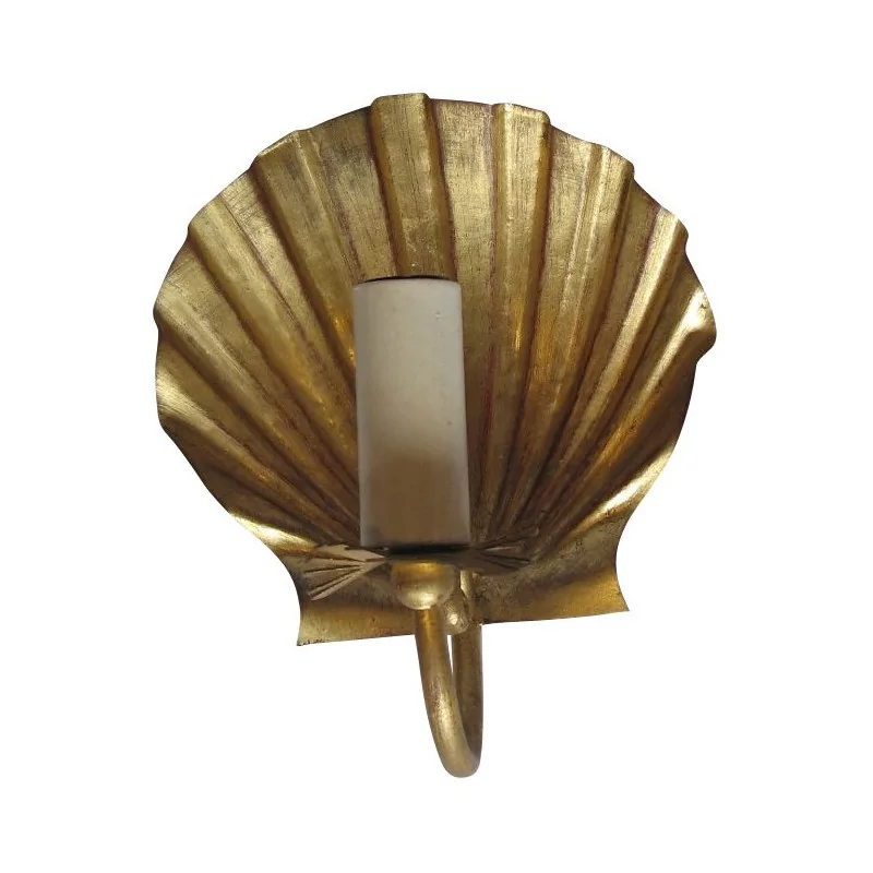 “St-Jacques” wall lamp, in gold metal with 1 light. - Moinat - Wall lights, Sconces