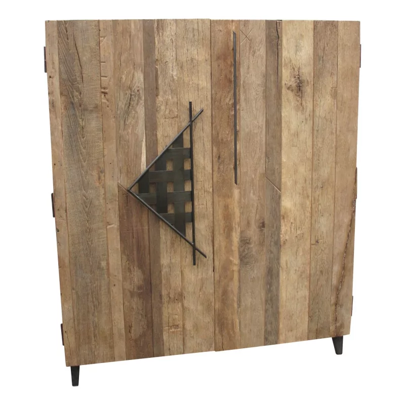 现代风格衣柜，带 2 扇古董橡木门…… - Moinat - 柜