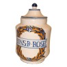 \"Consd. Rose\" pharmacy jar, with painted decoration. Early 20th century - Moinat - Decorating accessories