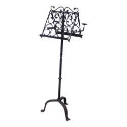 clover lectern in wrought iron.