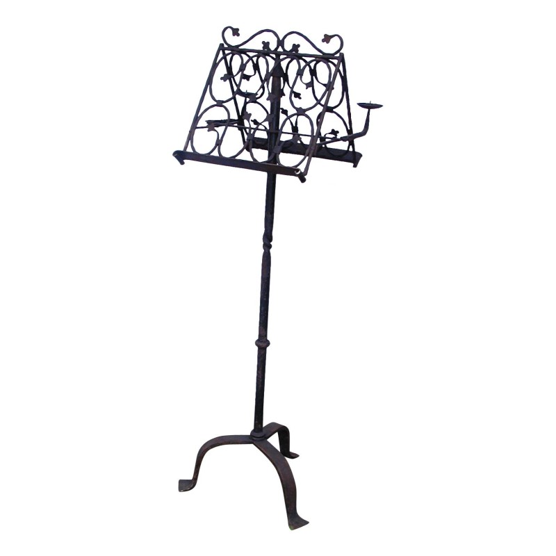 Lutrin trèfles en fer forgé. - Moinat - Accessoires de décoration Lutrin trèfles en fer forgé. - Moinat - Accessoires de décoration