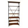 Shelf in metal and cherry stained oak with shelves … - Moinat - Bookshelves, Bookcases, Curio cabinets, Vitrines