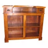 Pharmacy bar in walnut stained solid oak with wooden top - Moinat - Buffet, Bars, Sideboards, Dressers, Chests, Enfilades