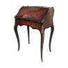Bureau Dos d'Ane Louis XV marqueté en bois de rose et … - Moinat - Bureaux cylindre, à abattant, Secrétaires