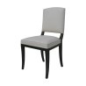 dark green lacquered Directoire chairs, upholstered seat and back … - Moinat - Chairs