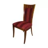 “Montana” chair in patinated cherry wood, with removable seat … - Moinat - Chairs