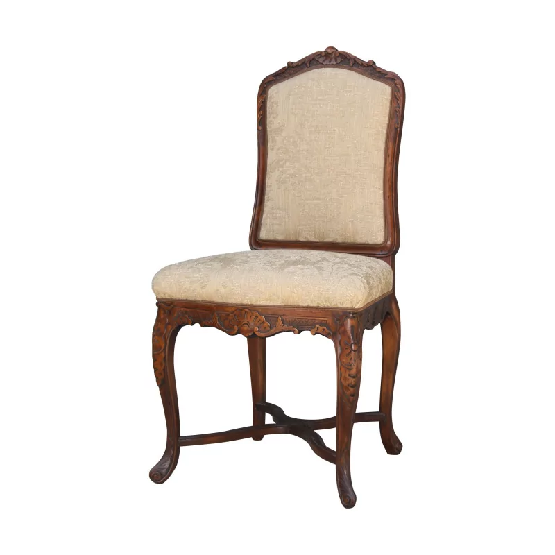 Régence chair model “Brancourt” in beech with antique patina, … - Moinat - Chairs