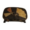 Kidney table in black lacquered wood with “fan” decor, and 1 … - Moinat - End tables, Bouillotte tables, Bedside tables, Pedestal tables