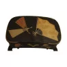 Table rognon en bois laqué noir avec décor “éventail”, et 1 … - Moinat - Bouts de canapé, Bouillottes, Chevets, Guéridons