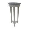 Louis XVI 3-legged pedestal table, in carved wood and painted white, - Moinat - End tables, Bouillotte tables, Bedside tables, Pedestal tables
