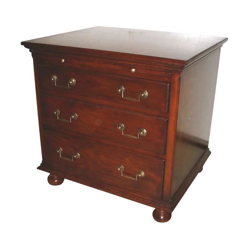 Chest of drawers in cherry wood with antique patina, wood top with 3 … - Moinat - ACTION NOËL 2020