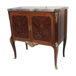 Transition Commode 2 doors inlaid in rosewood and …