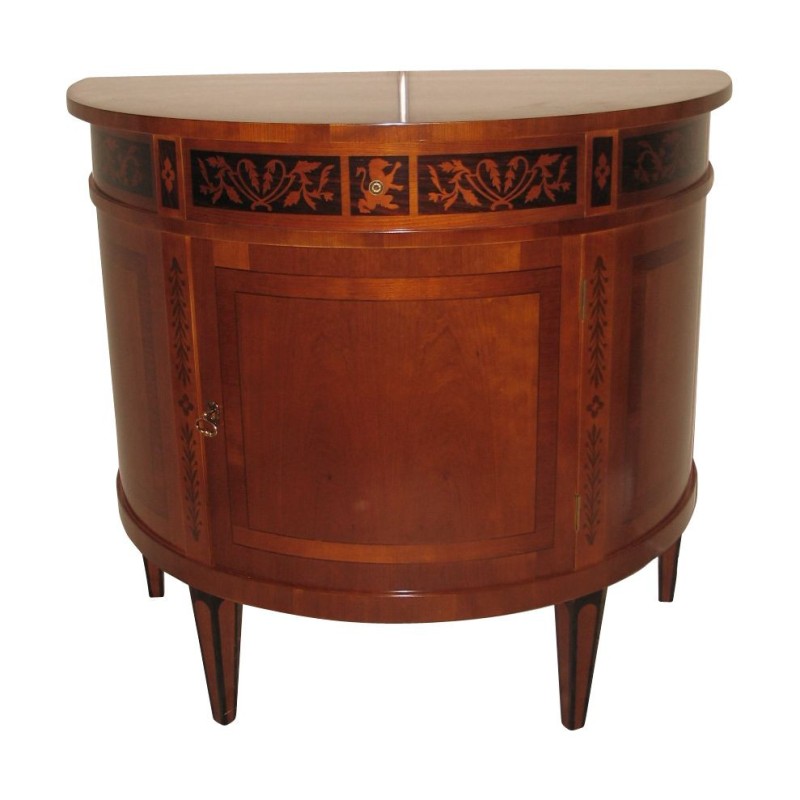 餐具柜 - 镶嵌在 maggiolini 樱桃木中的半月形书柜,...... - Moinat - 衣柜, Bars, 餐具柜, Dressers, Chests, Enfilades 餐具柜 - 镶嵌在 maggiolini 樱桃木中的半月形书柜,...... - Moinat - 衣柜, Bars, 餐具柜, Dressers, Chests, Enfilades