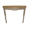 Louis XVI style console table in antique gray painted wood, with … - Moinat - Consoles, Side tables, Sofa tables