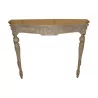 Console de style Louis XVI en bois peint gris antiquaire, avec … - Moinat - Consoles, Dessertes, Dos de canapé