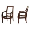 Carcasse de fauteuil empire d'enfant en acajou. - Moinat - Fauteuils