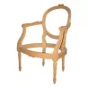 Carcass of Louis XVI Armchair in carved beech. - Moinat - Armchairs