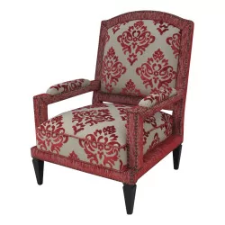 Modern armchair, covered in velvet 03-92-0946 “Madura” …