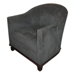 Art Deco armchair \"Jacques-Emile Ruhlmann\", in tone beech