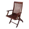 GUYANE foldable armchair, Starbay collection, in rosewood … - Moinat - Starbay