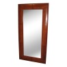 Large easel mirror in light patinated leather. - Moinat - Mirrors