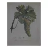 Pair of “Grape” glass engravings. - Moinat - Prints, Reproductions