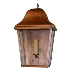 Lanterne en cuivre "gothique" 1 lumière.
