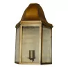 个“哥特式”黄铜灯笼，大型锈迹模型。 - Moinat - 壁灯架