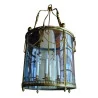 monumental Louis XVI bronze lantern with 4 lights, - Moinat - Chandeliers, Ceiling lamps