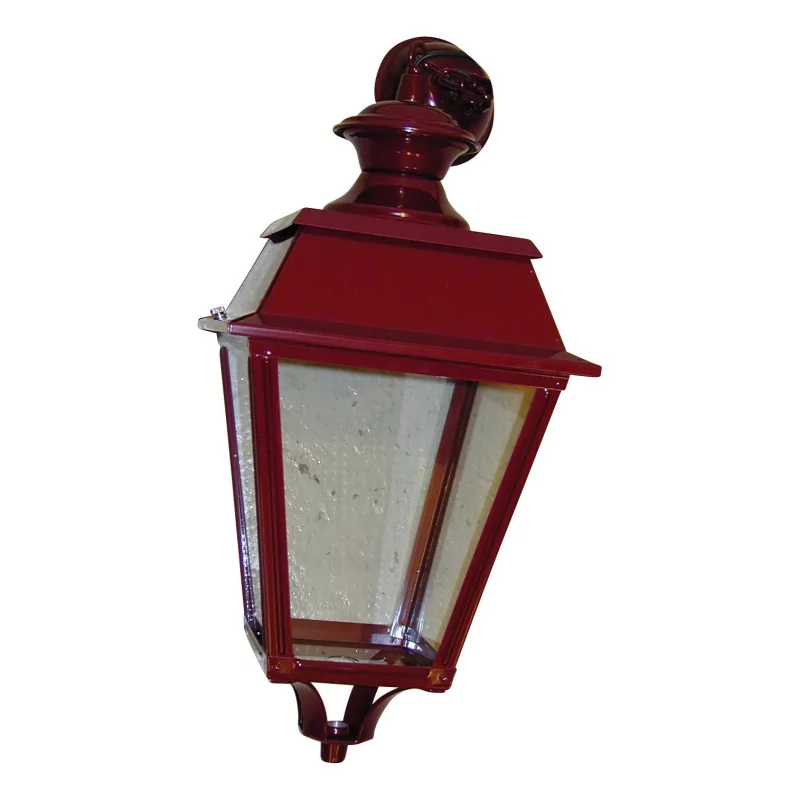 Burgundy chain lantern. - Moinat - Chandeliers, Ceiling lamps