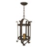 round wrought iron lantern. - Moinat - Chandeliers, Ceiling lamps