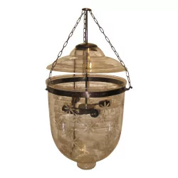 Large “Star” lantern with glass bell.