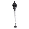 wrought iron garden lamppost with 1 light. - Moinat - Standing lamps