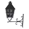 wrought iron wall lantern with 1 light. - Moinat - Wall lights, Sconces